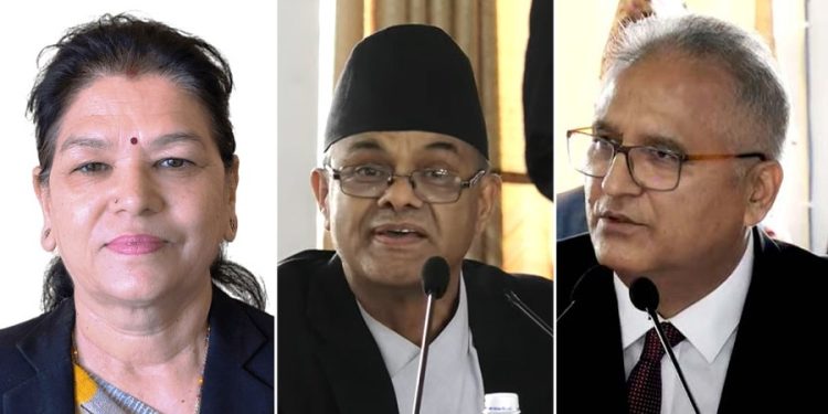 राष्ट्रपतिको सिफारिसमा सर्वोच्च अदालतमा तीन न्यायाधीश नियुक्त