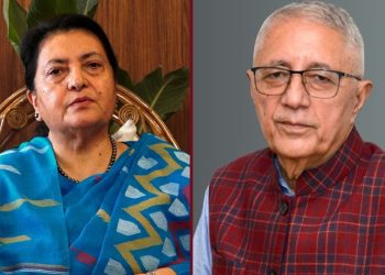 नेतृ भण्डारी र कांग्रेसका नेता कोइरालासँग भेटवाता