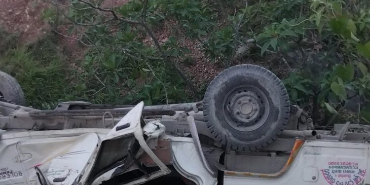 जीप दुर्घटना हुँदा दुई जनाको मृत्यु