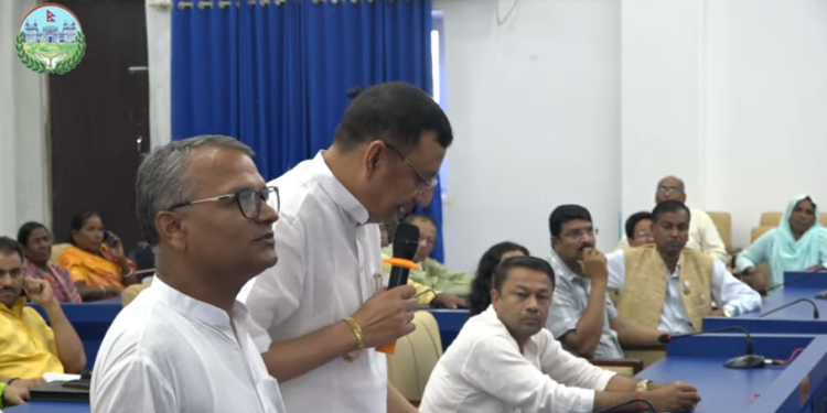 मधेश प्रदेश : अर्थमन्त्रीको राजीनामा माग्दै जसपा नेपालले संसद ग¥यो बहिष्कार