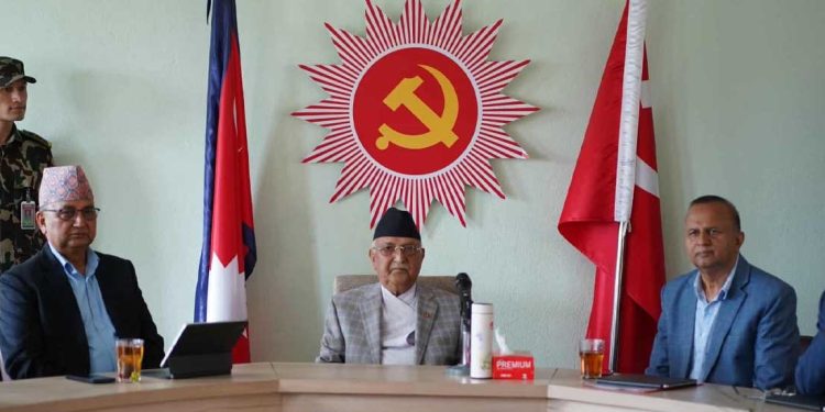 नेकपा एमालेको सचिवालय बैठक सुरु