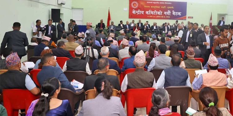 एमाले केन्द्रीय कमिटी बैठक जारी
