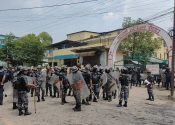 कैदीको मृत्यु पछि वीरगञ्जमा प्रदर्शन शुुरु