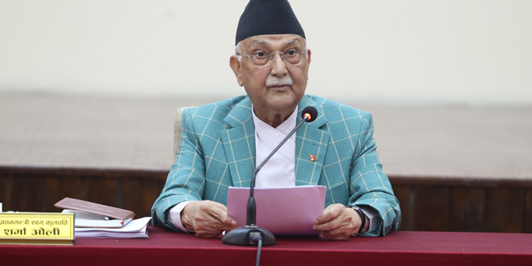 चीन भ्रमणमा प्रधानमन्त्री ओली जाँदै