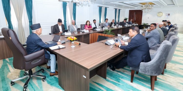 प्रधानमन्त्री ओलीको चीन भ्रमणलाई मन्त्रिपरिषद्ले दिए स्वीकृति
