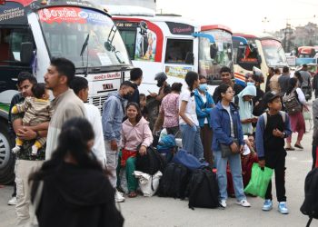 दसैँ मनाउनका उपत्यका छाड्नेको सङ्ख्या पाँच लाख भन्दा बढि