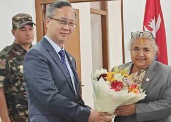 चिनियाँ राजदूतले प्रधानमन्त्री सुशीला कार्कीलाई दिए बधाई