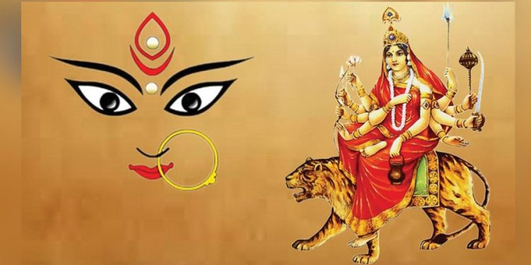 बडा दसैँ तेस्रो दिने चन्द्रघण्टा देवीको विधिपूर्वक पूजा आराधना गरिँदै