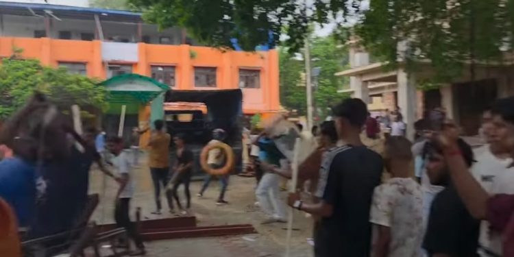 जनकपुरमा जलाइएका सरकारी भवनहरूको अवस्था (तस्वीरहरू)