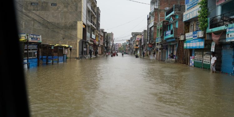 बाढी : ४५ घर डुबान, दर्जनौं विस्थापित