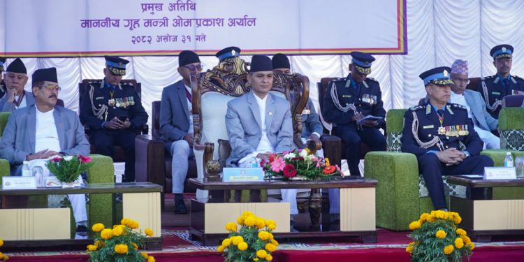 प्रहरीमाथि आन्दोलनले गहिरो असर पारेको छ : गृहमन्त्री अर्याल