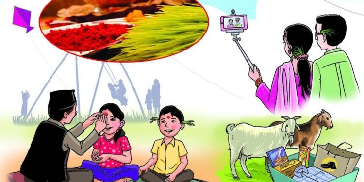 आज बडादशैंको मुख्य दिन, टीकाको उत्तम साइत ११:५३ बजे