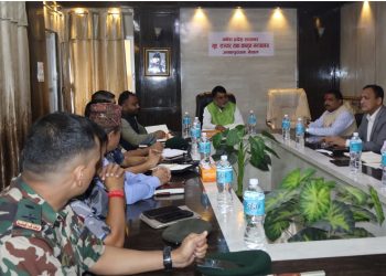 मधेशमा शान्ति सुरक्षा बलियो पार्ने तयारी, सुरक्षा प्रमुखहरूसँग छलफल