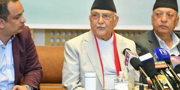 कार्कीको शपथ नलिँदासम्म मोबाइल सेनाको नियन्त्रणमा थियो : ओली