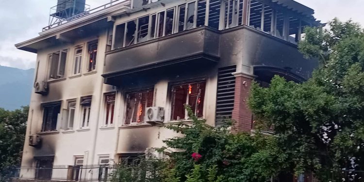 विद्या भण्डारीको घर जलाएको आरोपमा थेवे पक्राउ