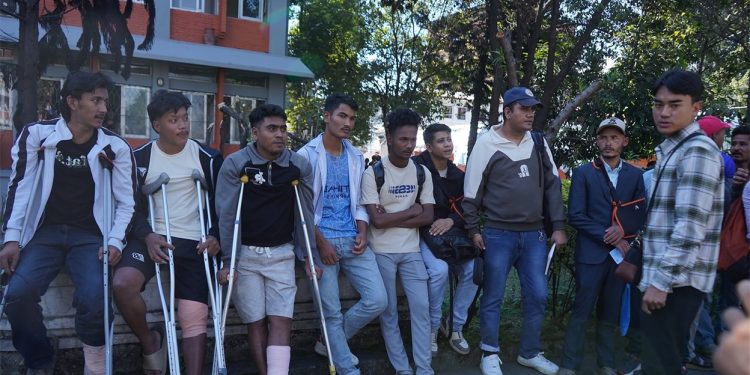 जेनजी आन्दोलनका घाइतेहरू सिंहदरबारमा