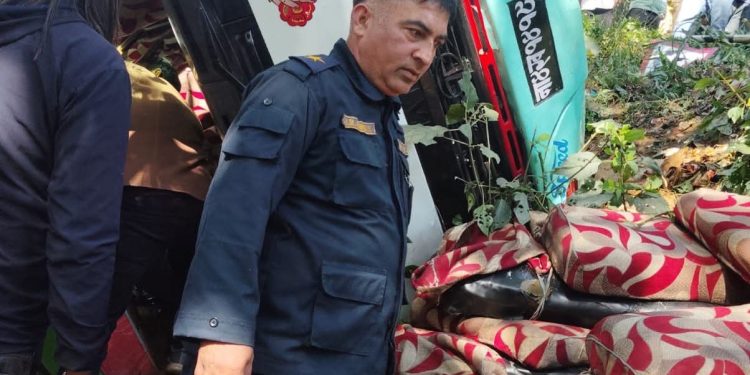 गोरखा–चितवन मार्गमा बस दुर्घटना, २२ जना घाइते