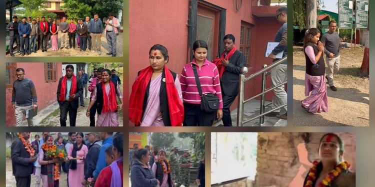 GenZ अशान्तिपछि चपुर वन कार्यालय संकटमा, मन्त्री साहको स्थलगत अवलोकन