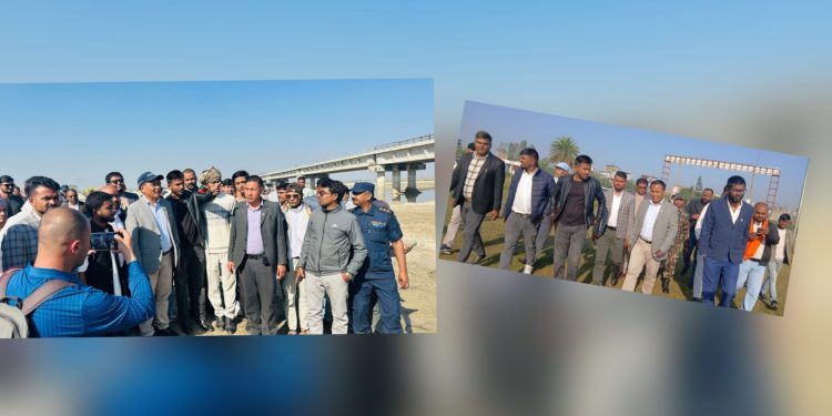 रंगशालादेखि नदीसम्मः घिसिङ र गुप्ताको स्थलगत अवलोकन यात्रा