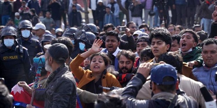 माइतीघरमा जेनजी आन्दोलन जारी, प्रधानमन्त्रीको राजीनामा माग