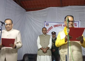 निर्वाचनको केही घण्टामै सभामुख यादवको शपथग्रहण सम्पन्न
