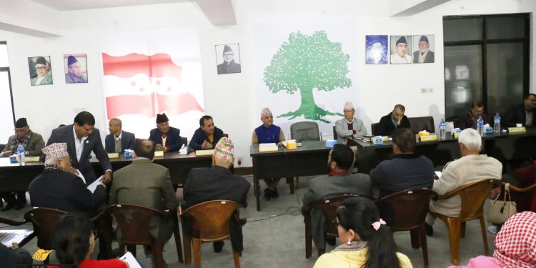 कांग्रेस कार्यसमिति बैठकमा नियमित महाधिवेशनको कार्यतालिका पेश