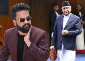 जनकपुरपछि झापा-५ पुगे बालेन, ओलीसँग प्रतिस्पर्धा