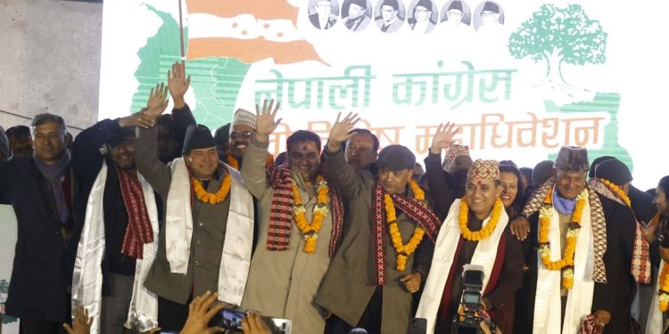 कांग्रेसको नयाँ नेतृत्व घोषणा, सभापति गगन थापा