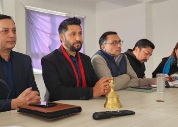 रास्वपाले आज राष्ट्रिय सभा गृहमा बृहत् राजनीतिक समायोजन घोषणा गर्दै