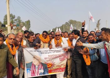 धनुषा-२ बाट एमालेका अरगरियाले गरे उम्मेदवारी मनोनयन दर्ता