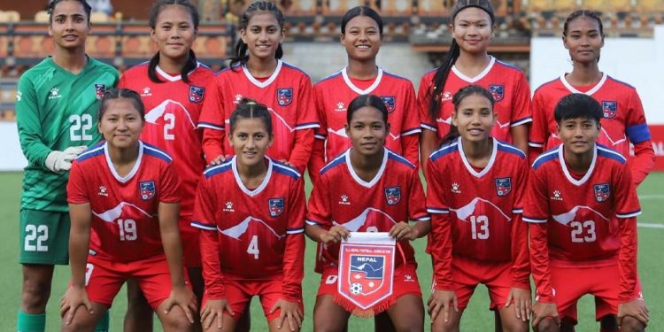 महिला यू–२० फुटबल : युनान युथसँग प्रतिस्पर्धा गर्ने टोली घोषणा