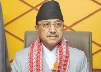 कांग्रेस कार्यवाहक सभापति खड्काले आज पत्रकार सम्मेलन गर्दै