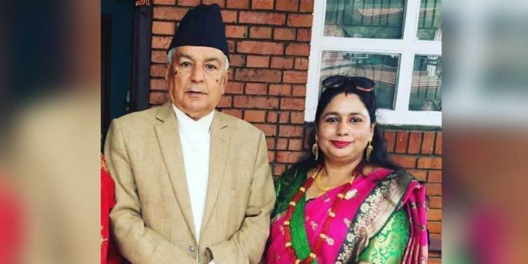 राष्ट्रपति पौडेलकी छोरीले कांग्रेसको बन्दसूचीबाट लिइन् नाम फिर्ता