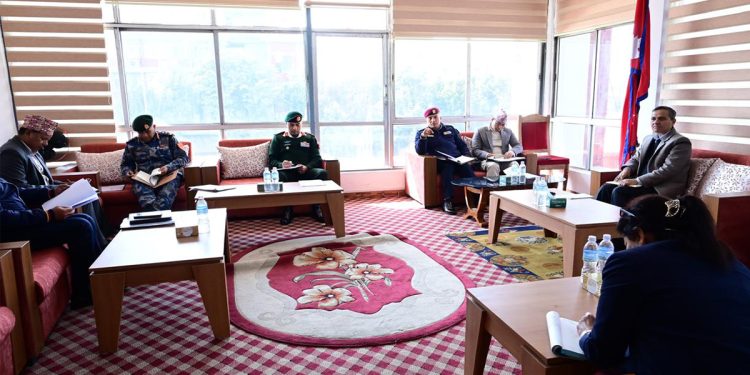 केन्द्रीय सुरक्षा समितिको बैठक, सुरक्षा संयन्त्र सक्रिय बनाउन आग्रह