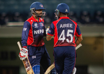 विश्वकपअघि नेपाल–क्यानडा अन्तिम वार्मअप खेल सुरु