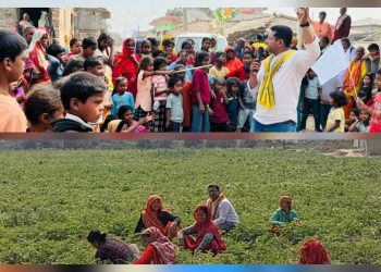 बल छाप लिएर महोत्तरी-२ मा फरक शैलीको चुनाव प्रचार