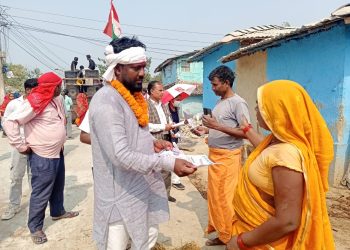 रौतहट-४ मा चुनावी सरगर्मी : राजकुमार दास टोल-टोलमा