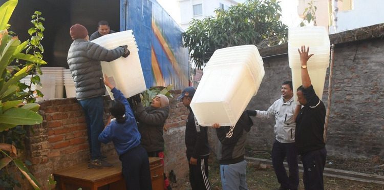 फागुन २१ को निर्वाचनका लागि सामग्री वितरण सम्पन्न