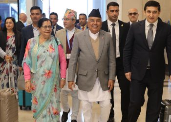 चार दिने जापान भ्रमण सकेर राष्ट्रपति पौडेल काठमाडौं आइपुगे