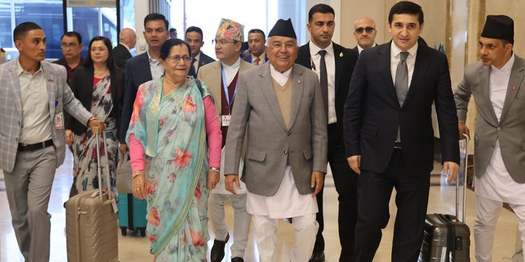 चार दिने जापान भ्रमण सकेर राष्ट्रपति पौडेल काठमाडौं आइपुगे