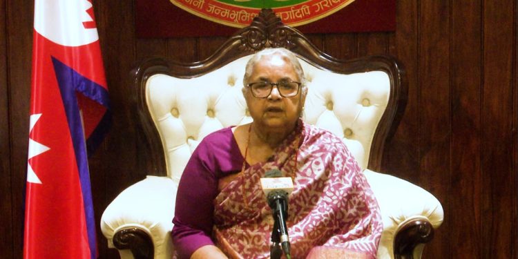 राष्ट्रलाई सम्बोधन गर्दै प्रधानमन्त्री कार्की