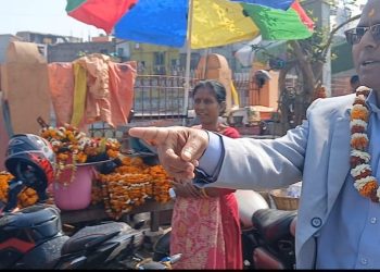 फुटपाथ अतिक्रमण हटाउन जनकपुरमा मन्त्रीको सक्रियता