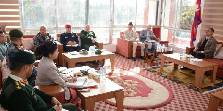 सिंहदरबार सुरक्षाबारे गृहमन्त्रीको निर्देशन, तयारी पूरा