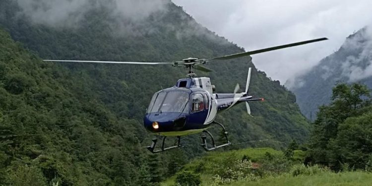 मुस्ताङ एयरको सम्पर्कविहीन हेलिकप्टरमा पाइलटसहित ५ जना सवार