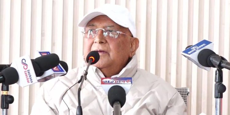 ओलीको निर्देशन : सांसदले पार्टीको धारणा मात्रै बोल्नुपर्ने