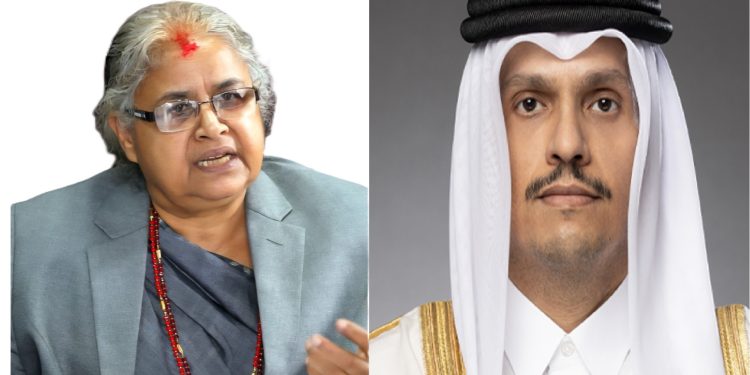 पश्चिम एसिया तनावबीच कार्की र अल-थानीबीच टेलिफोन संवाद