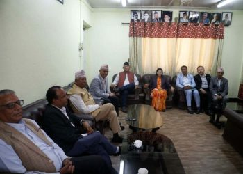 सभापति टुंगो लगाउन कांग्रेस-एमाले-नेकपा छलफलमा