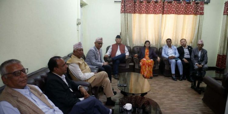 सभापति टुंगो लगाउन कांग्रेस-एमाले-नेकपा छलफलमा