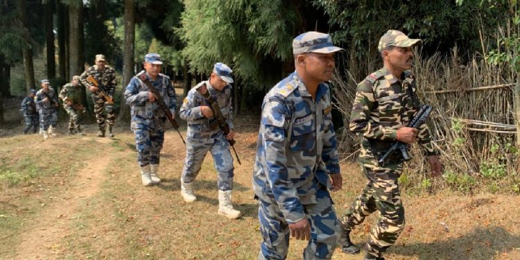 सीमा सुरक्षामा सक्रिय सशस्त्र प्रहरी
