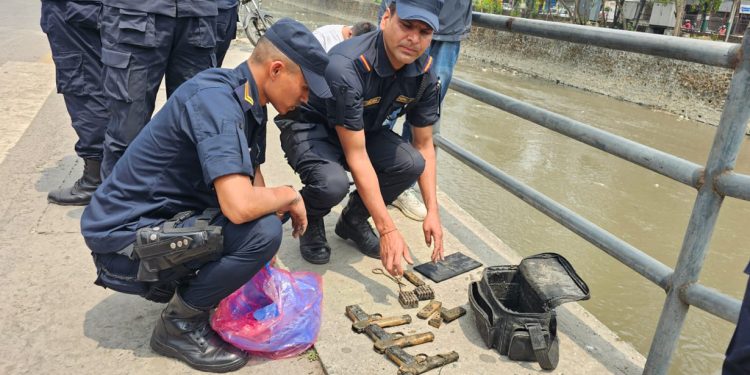४ पेस्तोलसहित ५८ राउण्ड गोली विष्णुमतीबाट बरामद